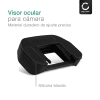 CELLONIC® Viewfinder Eyecup for Canon EOS 10D EOS 20D EOS 30D EOS 40D EOS 50D EOS 5D EOS 5D Mark II EOS 60D EOS 6D EOS 70D EOS 80D EB Silicone Replacement Anti-Glare EVF Eye Piece View Finder Cover Hood Cap