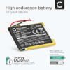 Batteri för Sennheiser PXC 550, MB 660, AHB413645PCT AHB413645PCT (650mAh, 3.7V) från CELLONIC