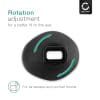 CELLONIC Øyemusling for Sony Alpha 6500 – FDA-EP17 Plast Erstatning, Antirefleks EVF Øyestykke, Søkerdeksel, Beskyttelseshette