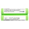 2x HHR-55AAAB Ersatz Akku für Panasonic KX-TG6511, KX-TGA641, KX-TG6411, KX-TG6412 - Telefon Ersatzakku - 700mAh Telefonakku, wiederaufladbare Batterie