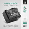 Batteria BP-807 BP-809 BP-819 BP-827 per fotocamera Canon LEGRIA HF G25, G10, HF20, HF S20 | VIXIA HF G20 HF S30 HF200 HG20 Affidabile ricambio da 890mAh, marca CELLONIC®