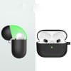 Lomme for Apple AirPods 3 - Silikon, svart shell pocket tasker