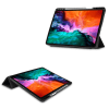 Smart Case for Apple iPad Pro 12.9 (2021) - A2461 - Kunstlær, svart shell pocket tasker