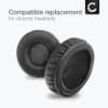 CELLONIC Erstatningsøreputer for 50x50mm hodetelefondeksler Myk skumpute Øreputer Over-ear Hodetelefonputer / Øreklokker
