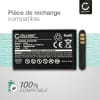 Batterie 10000058, 1000060, RTR001F01, 3BN67332AA 1200mAh pour téléphone fixe