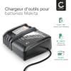 CELLONIC Chargeur Makita 14.4V-18V 7A - Chargeur de Batterie Makita Lithium Li Ion pour tournevis électrique, Remplacement de DC18RCT, DC18RC, DC18RA, DC18SD