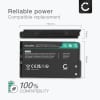 Batteri for Dell Latitude 7202, 7212, J7HTX, 7XNTR, FH8RW, J82G5 3600mAh 7.4V fra CELLONIC