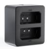 USB dobbel lader (LC-SCL5) for Leica M10, M10-P, M10-R + 1m USB Kabel fra CELLONIC