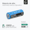 2x Batería para Braun Series 9 9465cc, 9325s, 9385cc, 9390cc / Series 8 8370cc, 8365cc, 8417s, 8350s / Series 7 790CC, 7865cc - UR18500Y (1900mAh ) Batería de Reemplazo