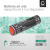 Batteria per Black & Decker KC460LN, Relaxdays Gartenschere, Bosch Ciso, IXO, Isio, GluePen, VARO Powerplus, Karcher WV2 (WOLF-Garten INR18650) 2900mAh 3.7V Ioni di Litio marca CELLONIC