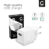 Snabbladdande USB 1-fackladdare: Laddningsadapter för iPhone 15, iphone 14, Samsung 23, Huawei, Xiaomi, mobiltelefon, smartphone, surfplatta, högtalare, hörlurar och mer - med 2,4A 12W