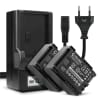 2x Batteri for Canon LEGRIA FS22, FS30, LEGRIA HF G25, Canon XA10, LEGRIA HF200, HG10, HF100 Kameraer 890mAh + Lader fra CELLONIC