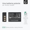 Batteria CB-170 NP-170 per fotocamera Aiptek AHD H23, Easypix DVX5233, VideoShot C20, DV-23, Life P47011, X47023, HDV-D370,-Z60, Movieline SD23 Affidabile ricambio da 1700mAh, marca subtel®