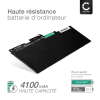 Batterie de rechange pour ordinateurs portables HP EliteBook 840 G3 (L3C63AV), 850 G3, 850 G4, 745 G3, ZBook 15u G3 - 4100mAh 11.4V 