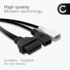 OBD2-adapterkabel til bil for Audi VW Seat – 30 cm kabel 2+2 pin (2x2) til 16-pin OBDII diagnoseadapter fra CELLONIC