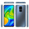 Backcover for Xiaomi Redmi Note 9 - TPU, Gjennomsiktig lomme, pocket, shell, skal