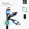 Standard HDMI Type A Kabel for TV, Camera, DVD / Blu-ray Player, Gaming Console & Co. TV, DVD, Blu-Ray, Kamera, Skjerm - 3m Standard HDMI Type A til HDMI Standard (Type A) Ledning