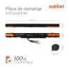 Batterie de rechange pour ordinateurs portables Acer Aspire E5 473/ 474 / 552 / 573 / 574 / 752 / 772 / 773 - 2200mAh 14,8V