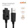 USB Kabel compatibel met Samsung SGH-T100, SGH-D500, SGH-D600, SGH-E700, SGH-A800 - 1m Oplaadkabel smartphone