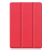 Smart Case for Apple iPad 10.2 2019, 2020, 2021 (7th, 8th, 9th Gen) - Kunstlær, rød shell pocket tasker