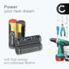 2x Batteri 7.4V, 2.2Ah, Li Ion for Bosch 2 Li, PSR200 Li, Prio Lithium-ion, PSR7.2 Li,AGS7, PKP7.2 Li, Prio 7.2 Li - BST200 Reservebatteri