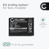 2x Batteri for Toshiba Camileo X-SPORTS / Toshiba SLB-10 Kameraer 1050mAh fra CELLONIC