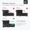 Batteri for Lenovo IdeaPad 320S-15IKB, 15ISK, 500S-14ISK, 510S-14ISK, Yoga 500-14ISK, 15IBD 4500mAh 11.4v fra CELLONIC