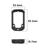 Backcover for Bryton Rider 420, Rider 320, Rider 430 - Silikon, svart shell pocket tasker