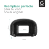 CELLONIC® Visor de fotos EG - Visor ocular de repuesto para Canon EOS 1D Mark III EOS 5D Mark III EOS 6D EOS 7D Visor de cámara de Silicone, Eye Cup, Camera Eyepiece, Visor óptico