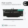1x Batteri for Dell Latitude 7410 2-in-1, 7310, 7000 2-in-1, 7410 14 Touchscreen 2 in 1, 7CXN6, 7CXN6, CQCQ, JHT2H 6400mAh 7.7V fra CELLONIC