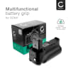 BG-3D Batterigrep for Sony Alpha 6000, 6300 kameraer - Vertikalt portrettgrep fra CELLONIC