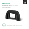 CELLONIC® Zoeker oogschelp: Eyeshell vervanging/ reserve opzetstuk compatibel met Nikon D7100 D200 D300 D70s D80 D90 Eyecup Viewfinder camera oculaire bescherming tegen strooilicht