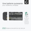 Batterie 1400mAh pour appareil photo Sony CCD, DSC, DCR - Remplacement modèle NP-FS11