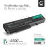 Akku für HP EliteBook 8440p, 6930p, ProBook 6550b, 6450b, 6540b, 6555b, Compaq 6730b, 6530b Laptop - 4400mAh 10.8V - 11.1V 