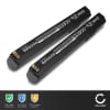 2x Batteria sostitutiva C8222A per stampante HP Deskjet 450, 460, 470, OfficeJet 100, 150, H470 ricambio da 2300mAh stampa portatile di foto etichette