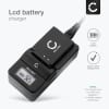 2x Batteri VW-VBD58 VW-VBD29 + Lader for Panasonic HC-X1 HC-X1000 HC-MDH3 fra CELLONIC