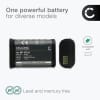 2x Batteri for Leica Q2, Q3 BP-SCL6 (2600mAh, 7.2V) fra CELLONIC