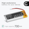 Batteri for Cardo Packtalk Edge BAT00014 (700mAh, 3.7V) fra CELLONIC