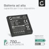 Batteria per Praktica DMMC-3D, Luxmedia 10-TS, Luxmedia 12-TS, KLIC-7001 700mAh , marca CELLONIC, ricambi di lunga durata per macchine fotografiche e videocamere