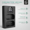 Caricabatterie Doppio USB DMW-BTC14E per DMW-BLJ31 (Panasonic Lumix DC-S1, Lumix DC-S1H Lumix DC-S1R, Lumix S1) Caricatore Alimentatore