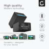 2x Batteri VW-VBD58 VW-VBD29 + Lader for Panasonic HC-X1 HC-X1000 HC-MDH3 fra CELLONIC