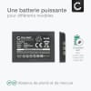 Batterie 1050mAh pour appareil photo Nikon Coolpix 2500, Coolpix 3500, Coolpix SQ - Remplacement modèle 9904 BP-NKL2 DDEN-EL2 EN-EL2 ENEL2 EN-EL2