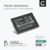 Batterie 1050mAh pour appareil photo Nikon Coolpix 2500, Coolpix 3500, Coolpix SQ - Remplacement modèle 9904 BP-NKL2 DDEN-EL2 EN-EL2 ENEL2 EN-EL2