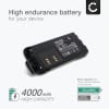 Batteri för Motorola GP340, GP380, GP360, GP320, GP328, GP680, GP330, HT1250, GP140, GP338, HT750, GP240, GP580, GP640, GP1280 7.4V 4000mAh litium Ion från CELLONIC