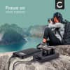 2x Batteri + Dobbel lader for DJI Osmo Action Cam (CP.OS.00000020.01) DJI AB1, DJI P01, DJI PT1 1220mAh fra CELLONIC