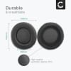 Replacement Ear Pads for 105x105x60mm Headphone Covers Soft Foam Earpads Over Ear Headphone Cushions / Earphone Cups