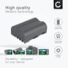 EN-EL3 EN-EL3e Batteri för Nikon D50 D70s D80 D90 D200 D300 D300S, 1600mAh Kamera-ersättningsbatteri med lång batteritid