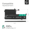 Batteri for Lenovo IdeaPad L3-15IML05, IdeaPad L340-15API, L340-15IWL, L340-17API, L340-17IWL, V155-15API, V340-17IWL 3250mAh fra CELLONIC