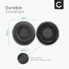 CELLONIC Erstatningsøreputer for 55x55mm hodetelefondeksler Myk skumpute Øreputer Over-ear Hodetelefonputer / Øreklokker