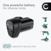 2x Batteri for Metabo PowerMaxx BS Quick, PowerMaxx BS Basic, PowerMaxx BS Quick, PowerMaxx ASE, 6.25439 1.5Ah fra CELLONIC